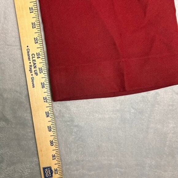 Sansabelt by Jaymar Dress Pants Mens 36 Mark Scot Collection Burgundy Tailored - Picture 7 of 8